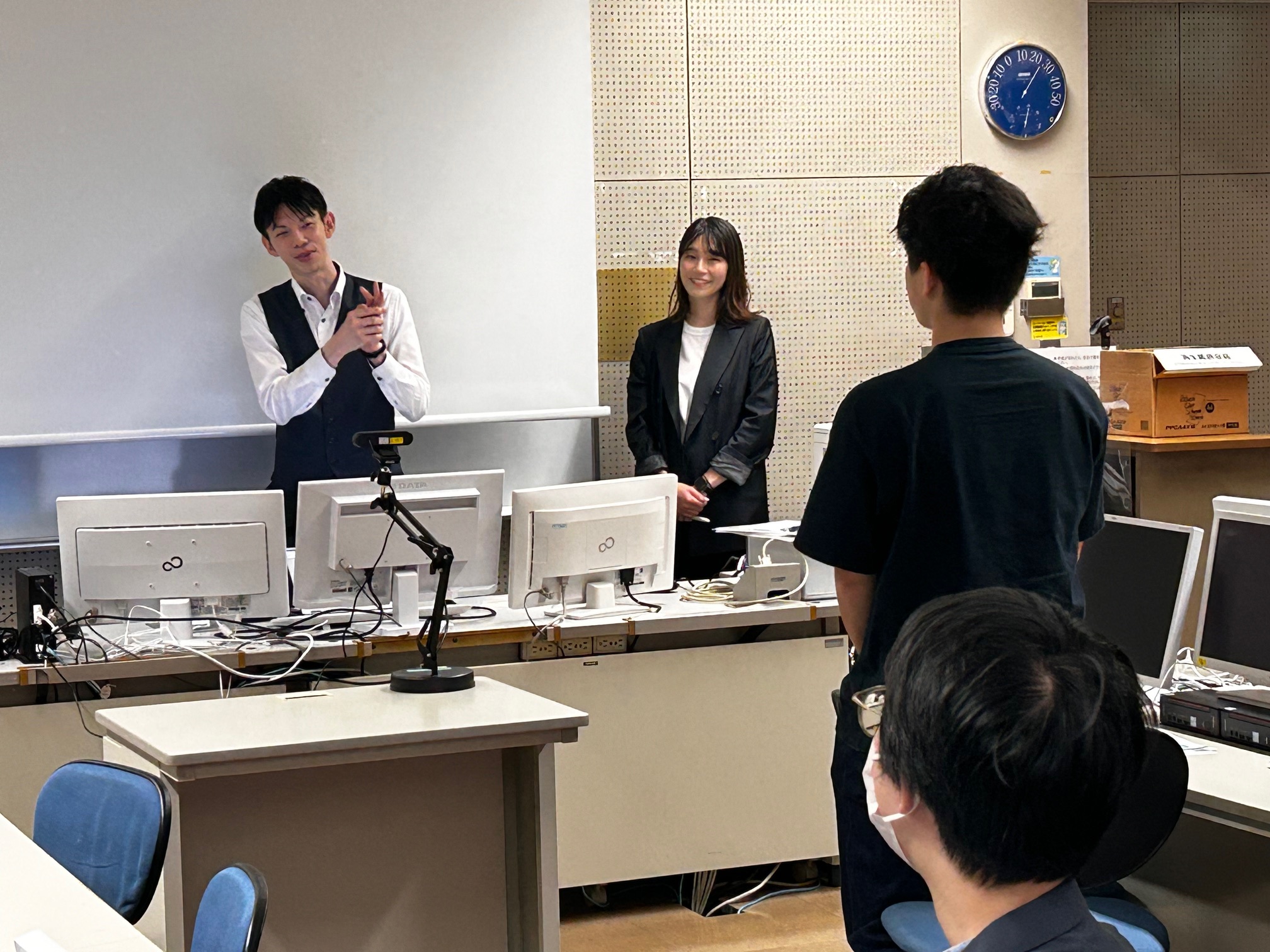 学生様からの質疑応答の様子