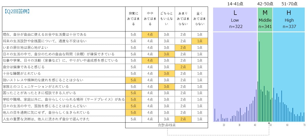 図　分析軸の情報尺度